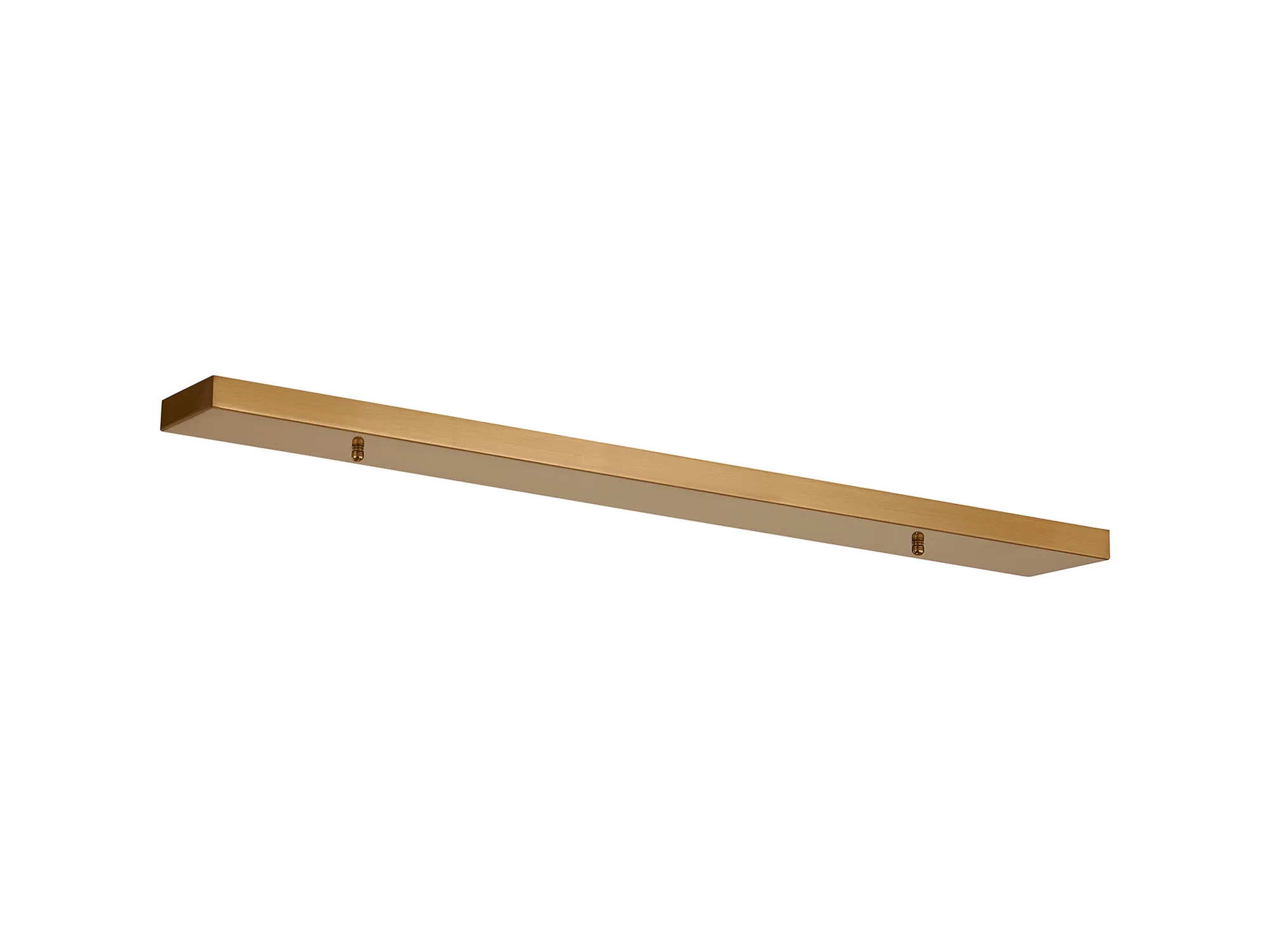 D0833BR/NH  Hayes No Hole 900 x 100mm Linear Ceiling Plate Brass